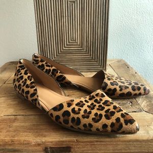 J Crew leopard flats